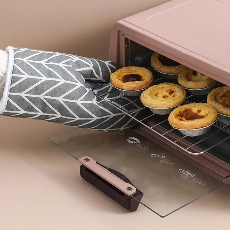 Heat-Resistant Oven Mitts | Insulated Kitchen Gloves 2-Pack