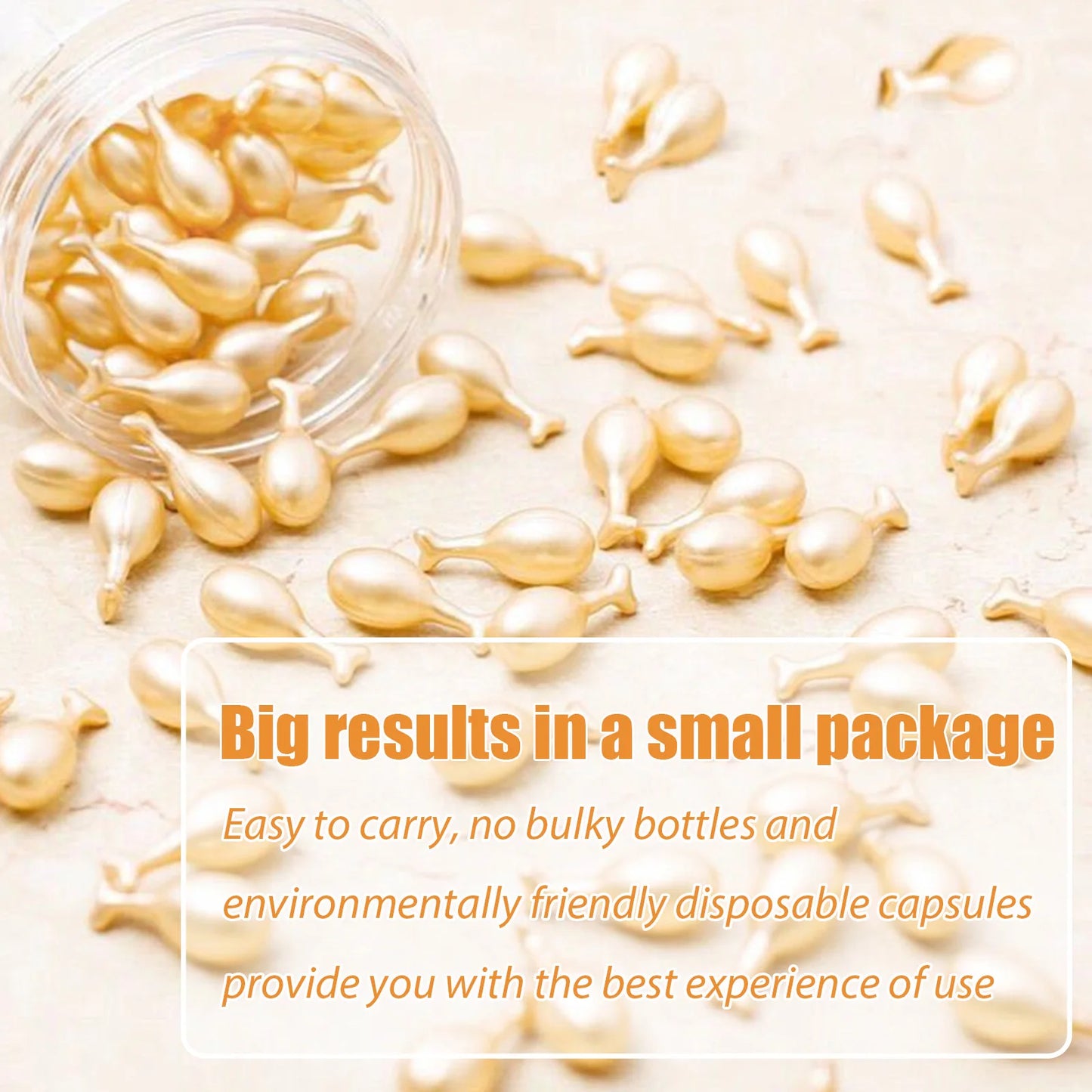 50-Piece Collagen & Hyaluronic Acid Face Serum Capsules