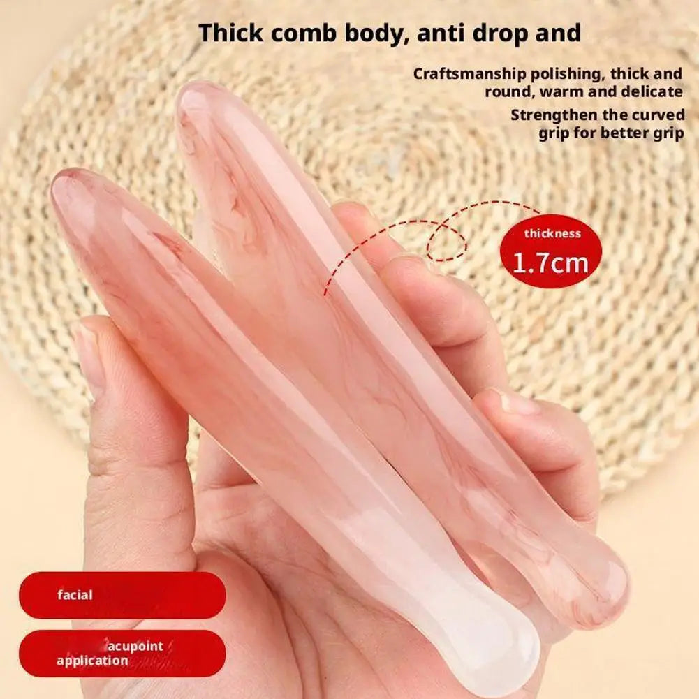4-in-1 Scalp Massage Comb & Gua Sha Scraping Tool – Head, Face, Eye, Neck & Body Relaxation Massager Peaceful Pleasures Health and Wellness