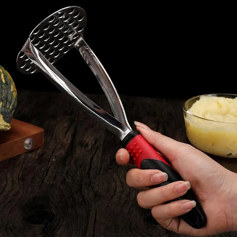 Stainless Steel Potato Masher | Smooth Mash, Non-Slip Handle Potato Masher Peaceful Pleasures Health and Wellness