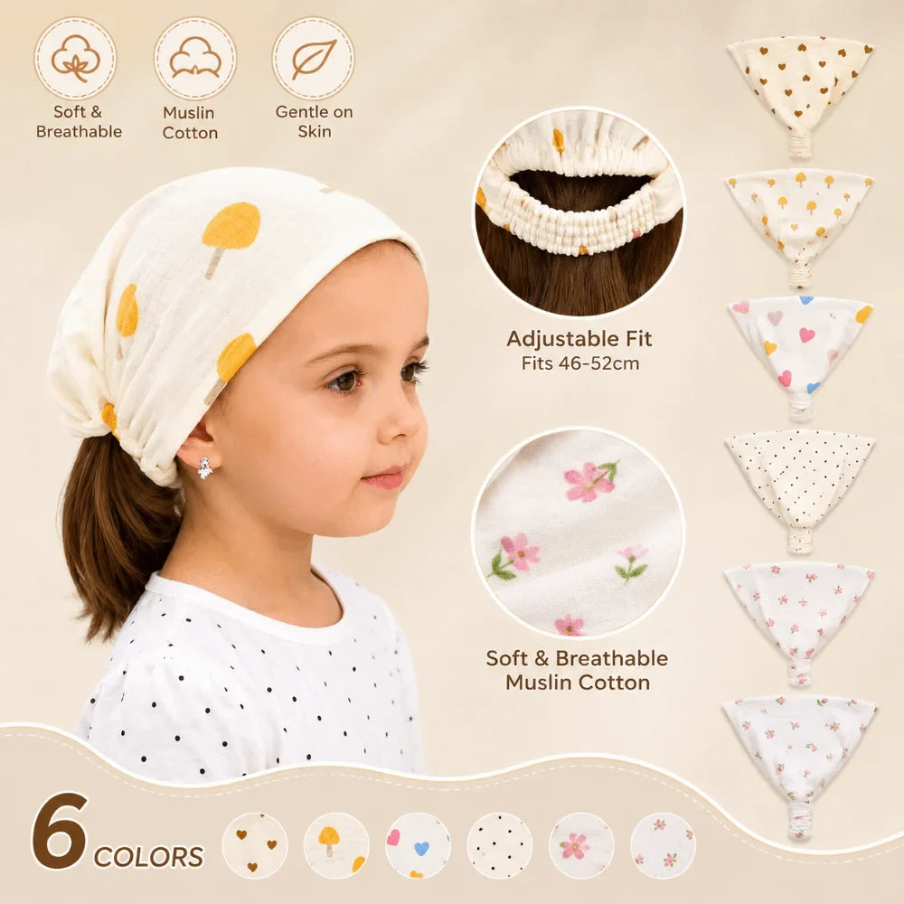 Soft Cotton Baby Turban Headband – Toddler Girls & Boys