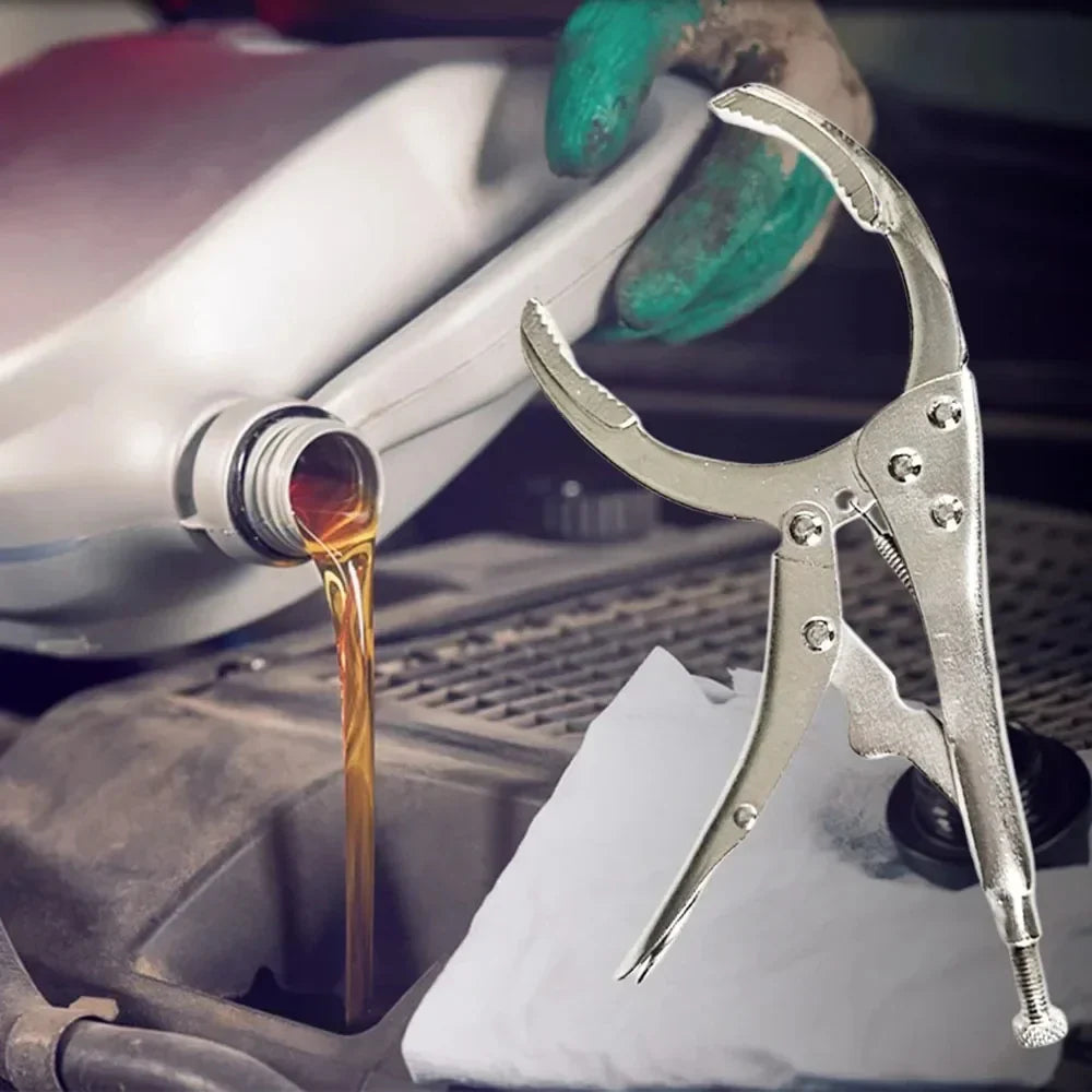 Adjustable Oil Filter Wrench – Universal Clamp Removal Tool