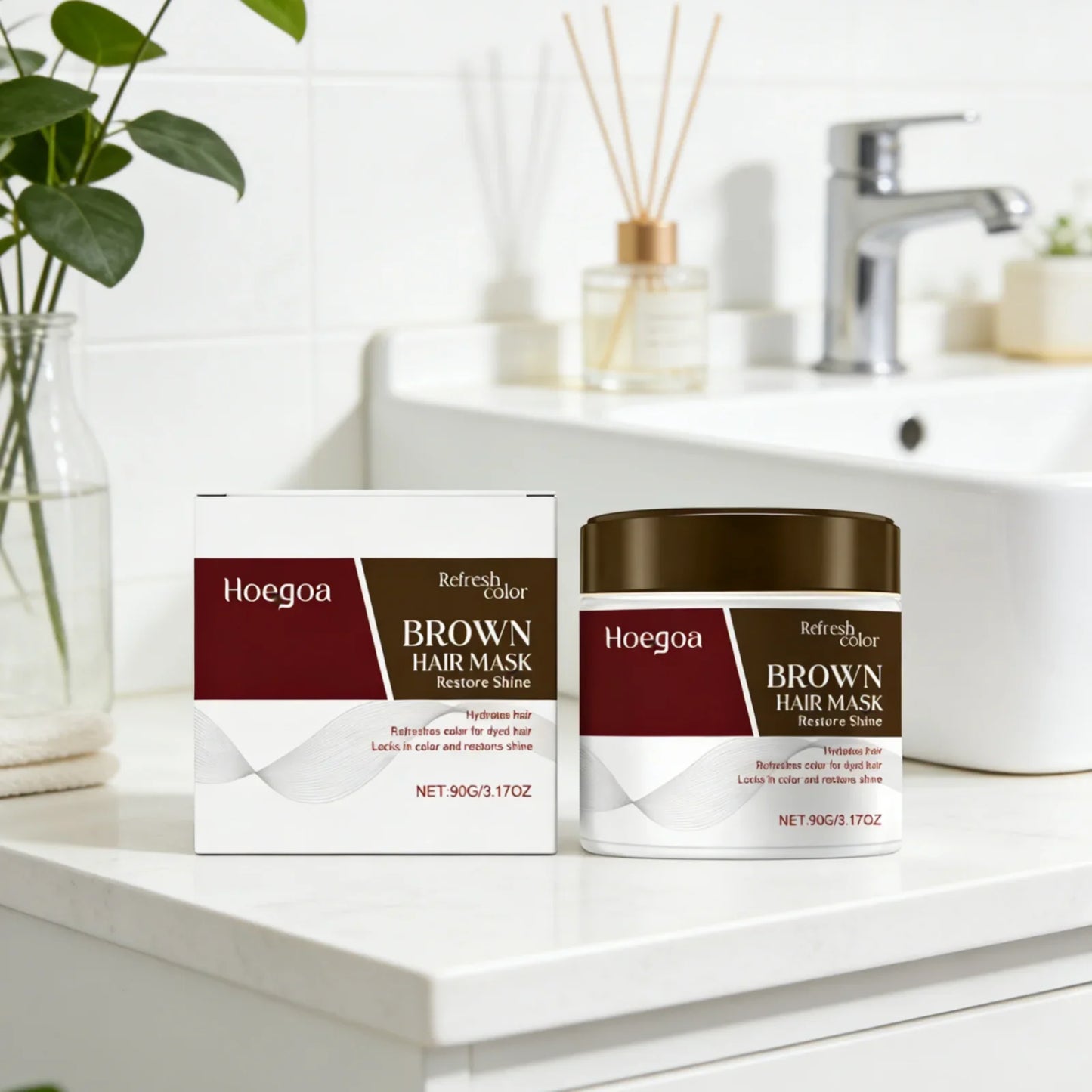 Hoegoa Color Depositing Hair Mask – Repair, Moisture & Shine