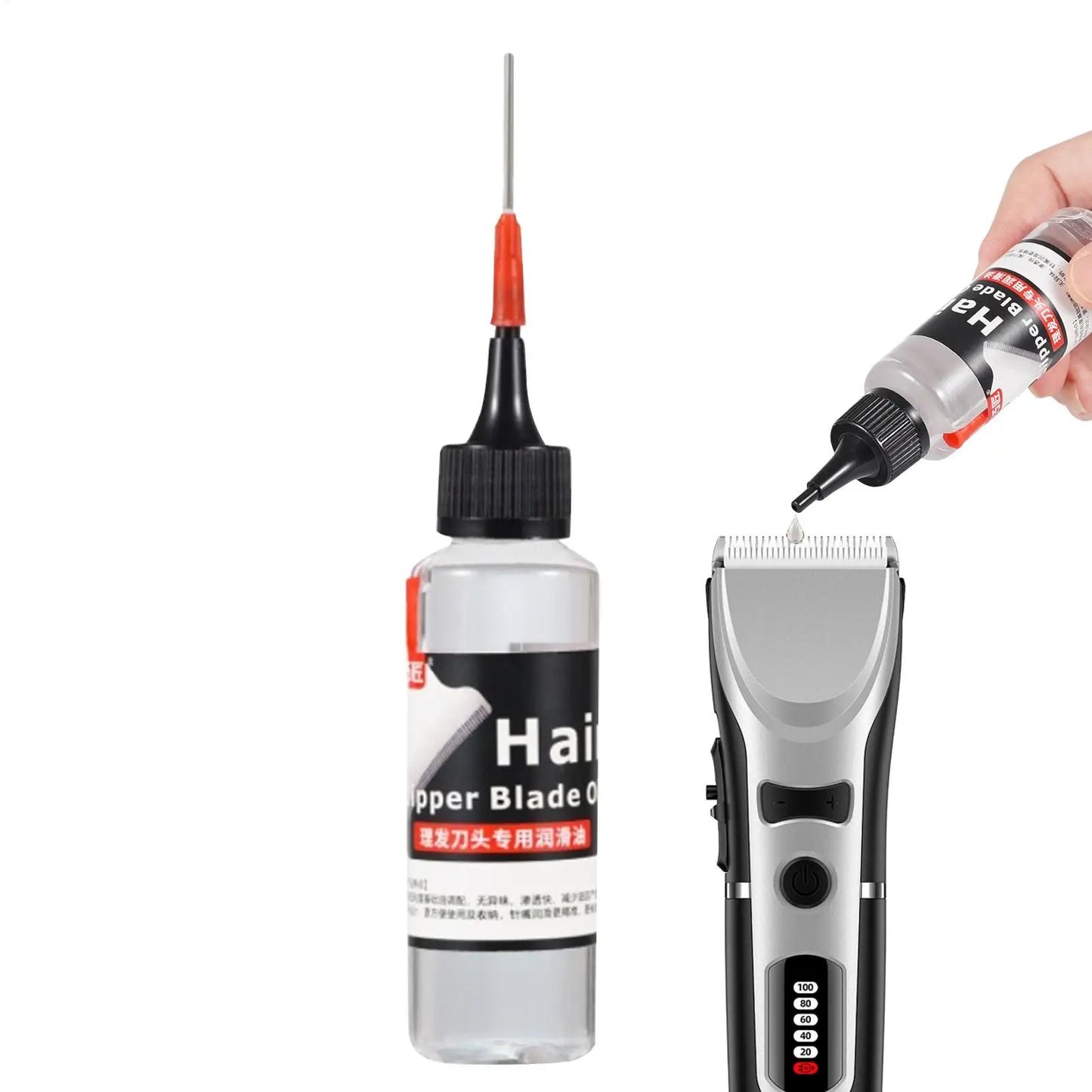 60ML Hair Trimmer Lubricant Oil, Clipper Barber Oil for Beard Shaver, Rust Prevention Maintenance for Hair Clippers Peaceful Pleasures Health and Wellness