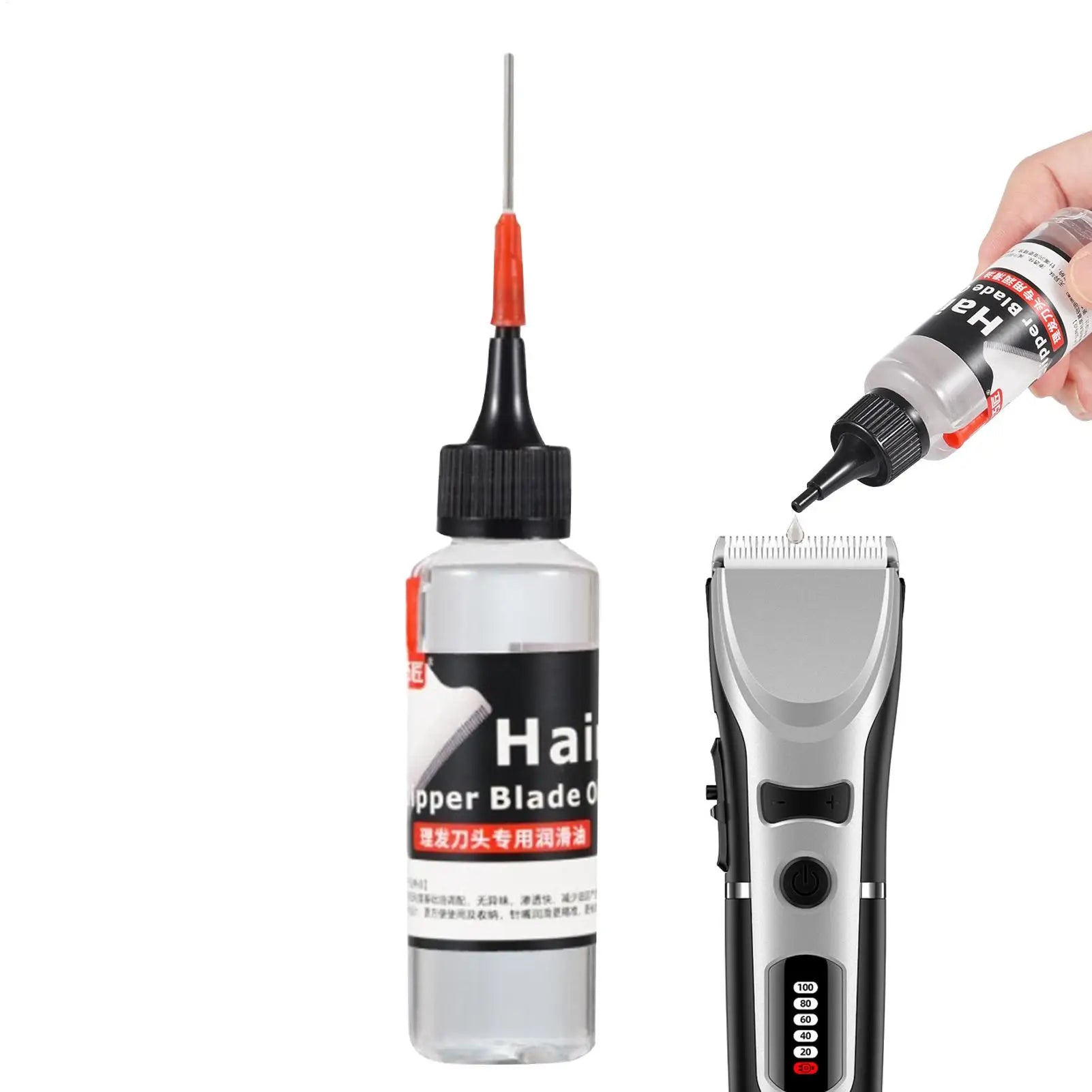 60ML Hair Trimmer Lubricant Oil, Clipper Barber Oil for Beard Shaver, Rust Prevention Maintenance for Hair Clippers Peaceful Pleasures Health and Wellness