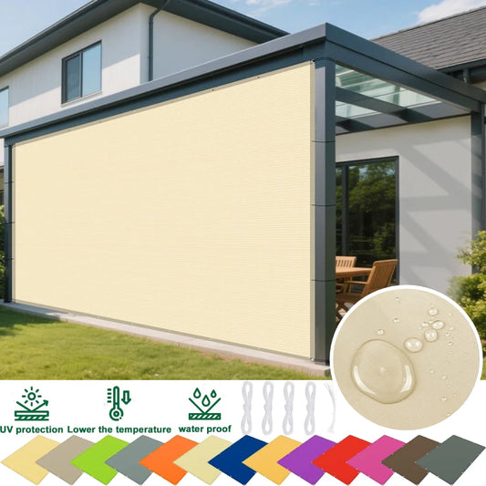 Rectangle Sun Shade Sail with Grommets | UV Block Canopy Shade Sail Canopy Peaceful Pleasures Health and Wellness