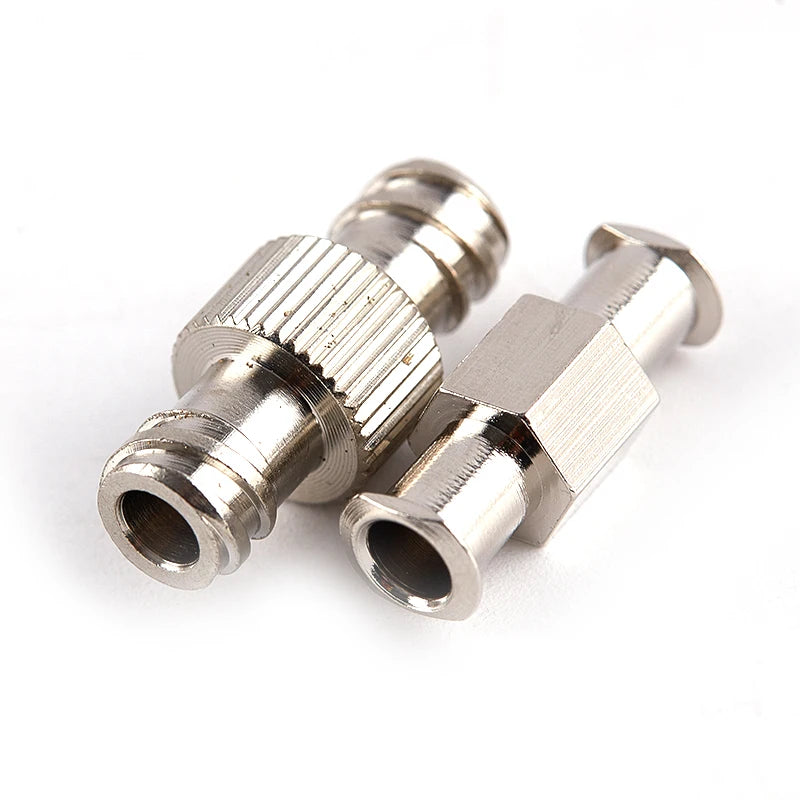 Metal Female-to-Female Luer Lock Coupler | Double Joint Adapter