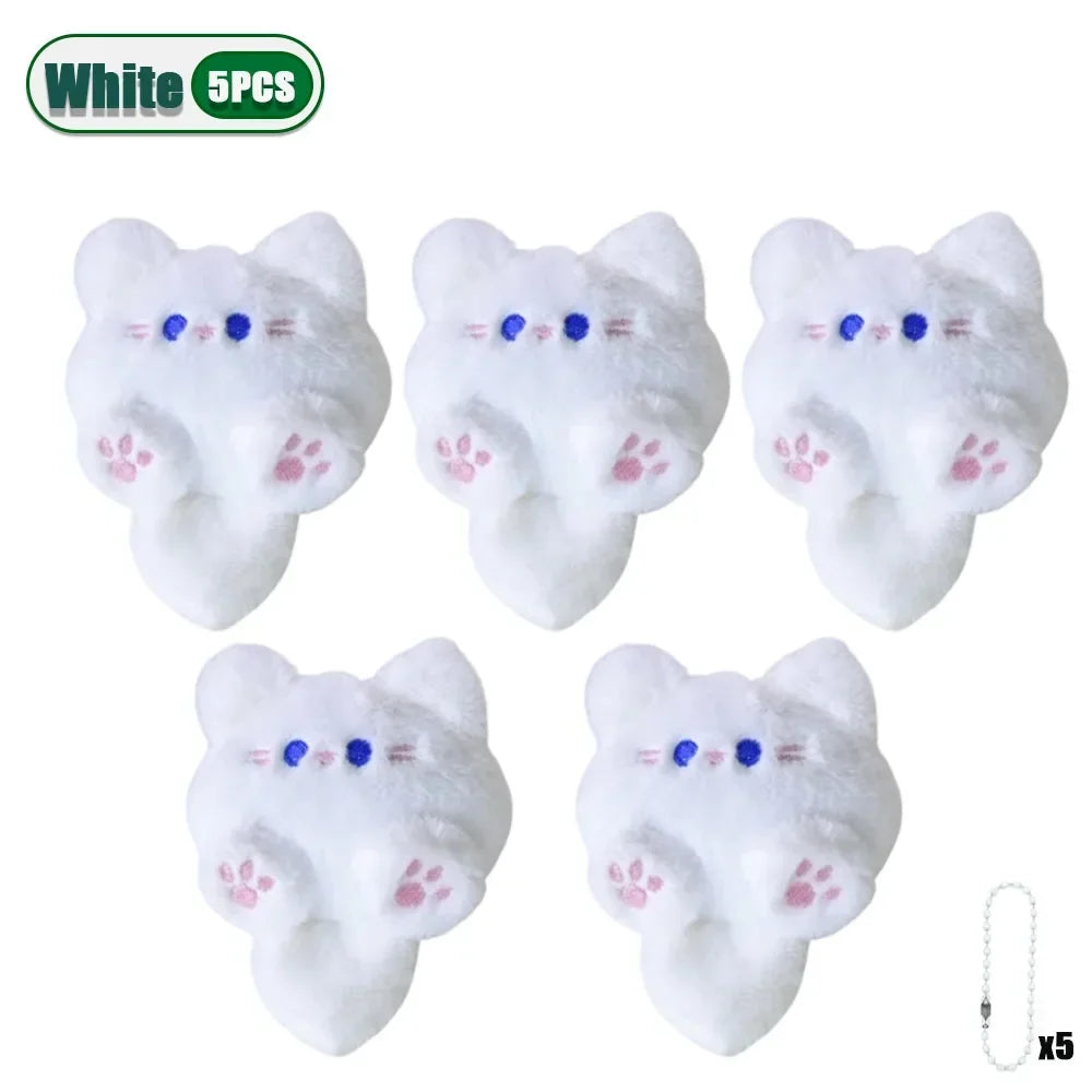 Cute Plush Cat Keychain Pendant – Bag Charm Gift 1–20 Pack