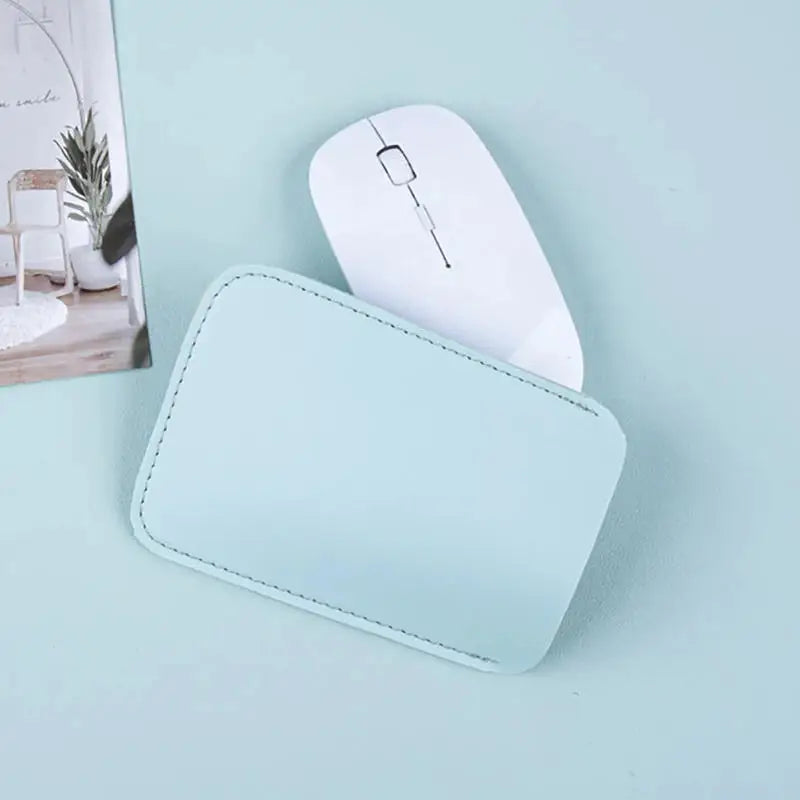 Magic Mouse Pouch Wireless Mouse Protective Sleeve PU Leather Anti Scratch Storage Bag for MacBook Laptop Case Peaceful Pleasures Health and Wellness