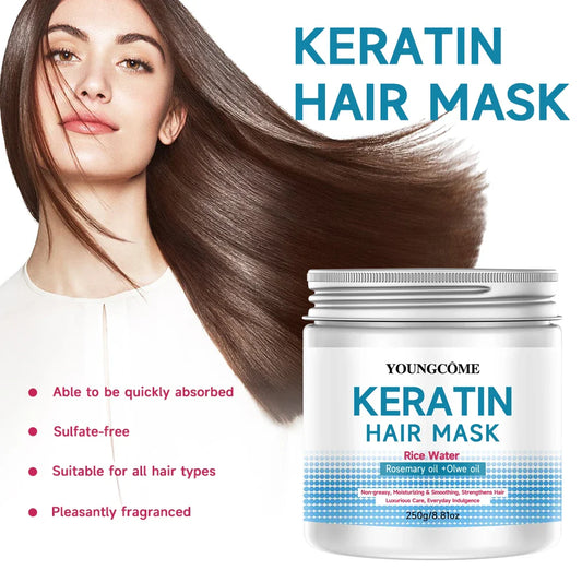 Collagen Keratin Hair Mask – Deep Moisture & Frizz Control Keratin Hair Mask Oasis Select