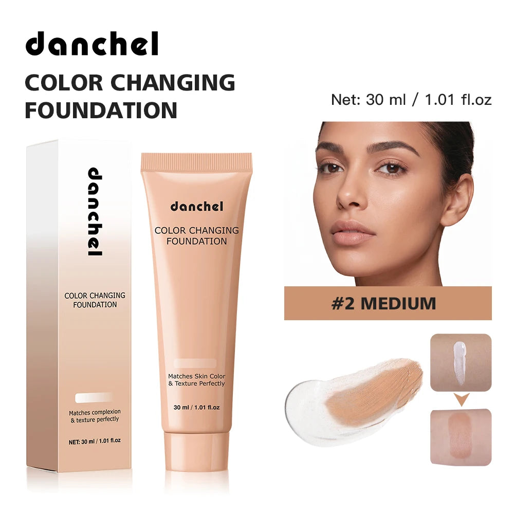 Color Changing Foundation Nourish Repair Skin Deep Hydration Brighten Even Tone Natural Matte Makeup Effect Concealer Foundation Peaceful Pleasures Health and Wellness Medium
