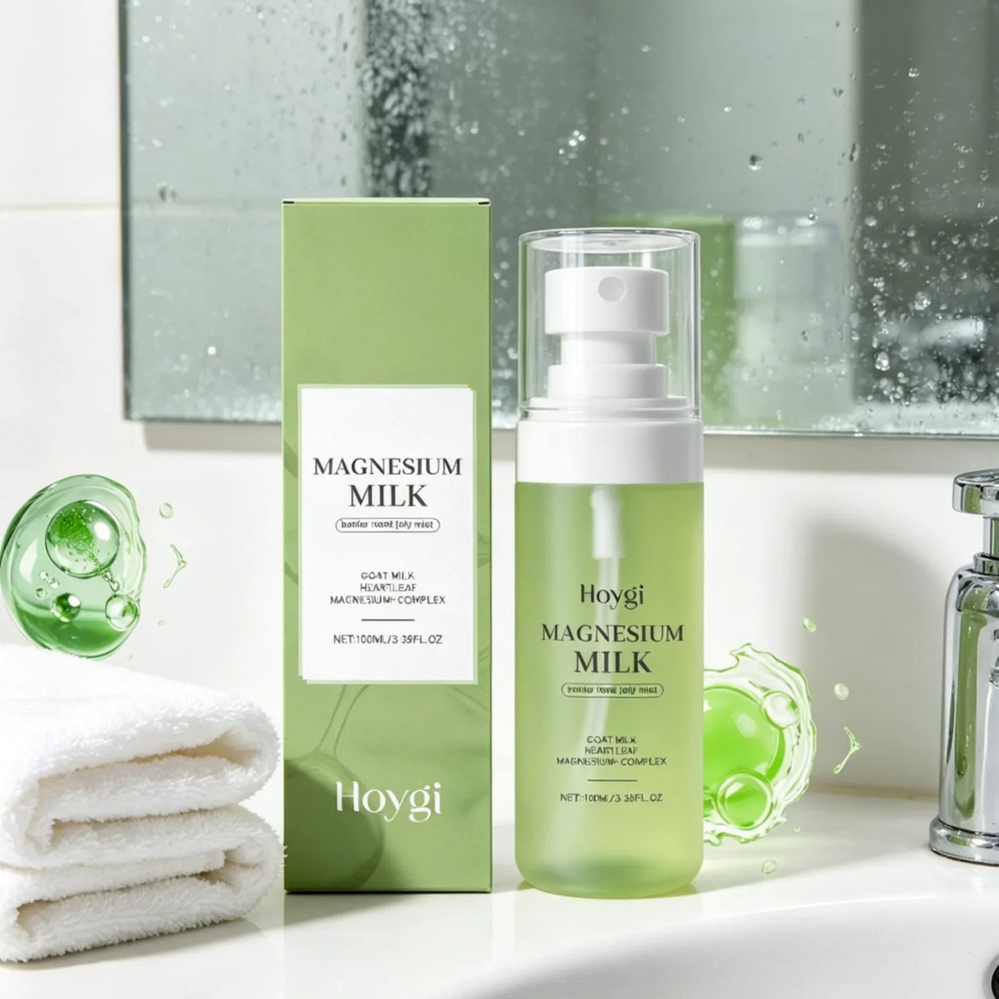 Hoygi Magnesium Milk Mist – Soothing Facial Toner Spray 100ml