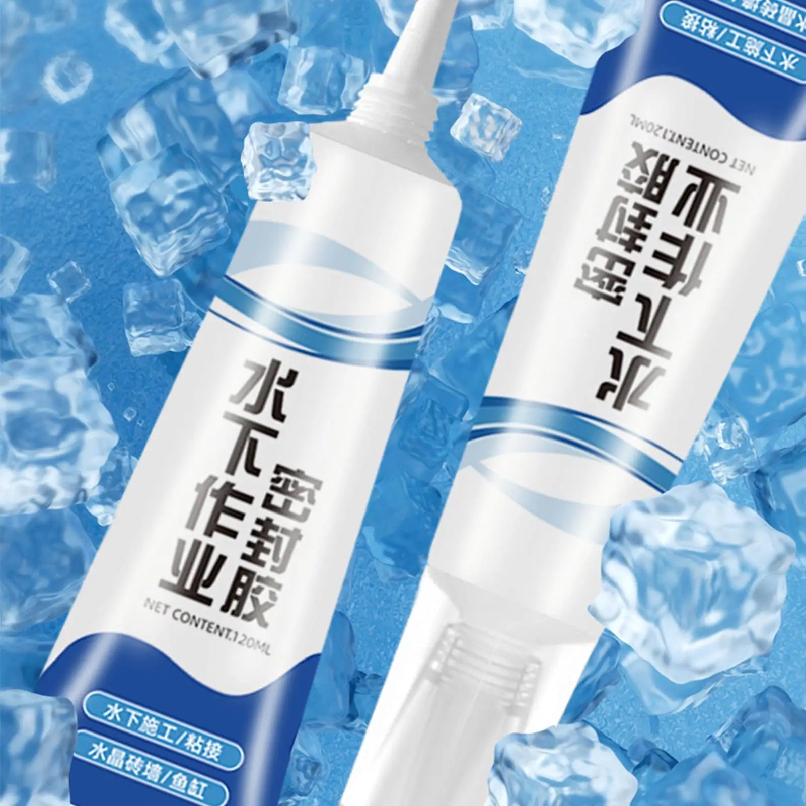 Aquarium Safe Glue, 120ml Fast-Drying Transparent Sealant for Freshwater & Saltwater Fish Tank Repair and Decoration Peaceful Pleasures Health and Wellness