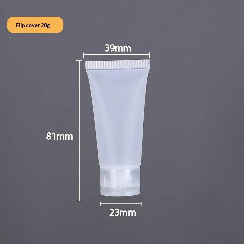 Refillable Travel Squeeze Tubes – 20ml 50ml 100ml Cosmetic Bottles