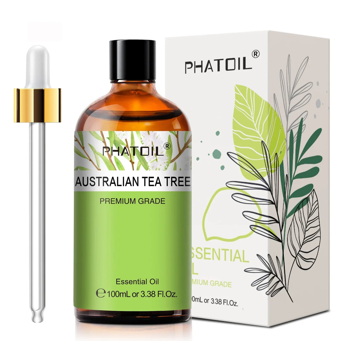 PHATOIL 100ml Pure Essential Oils for Diffuser | Aromatherapy