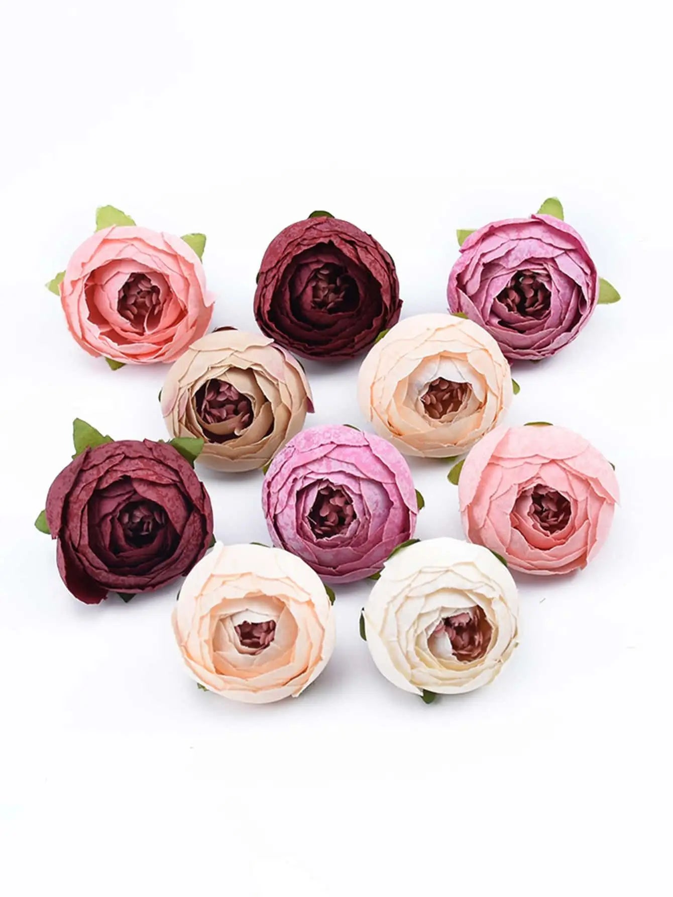 Silk Rose Tea Bud Artificial Flowers – Wedding & Home Decor
