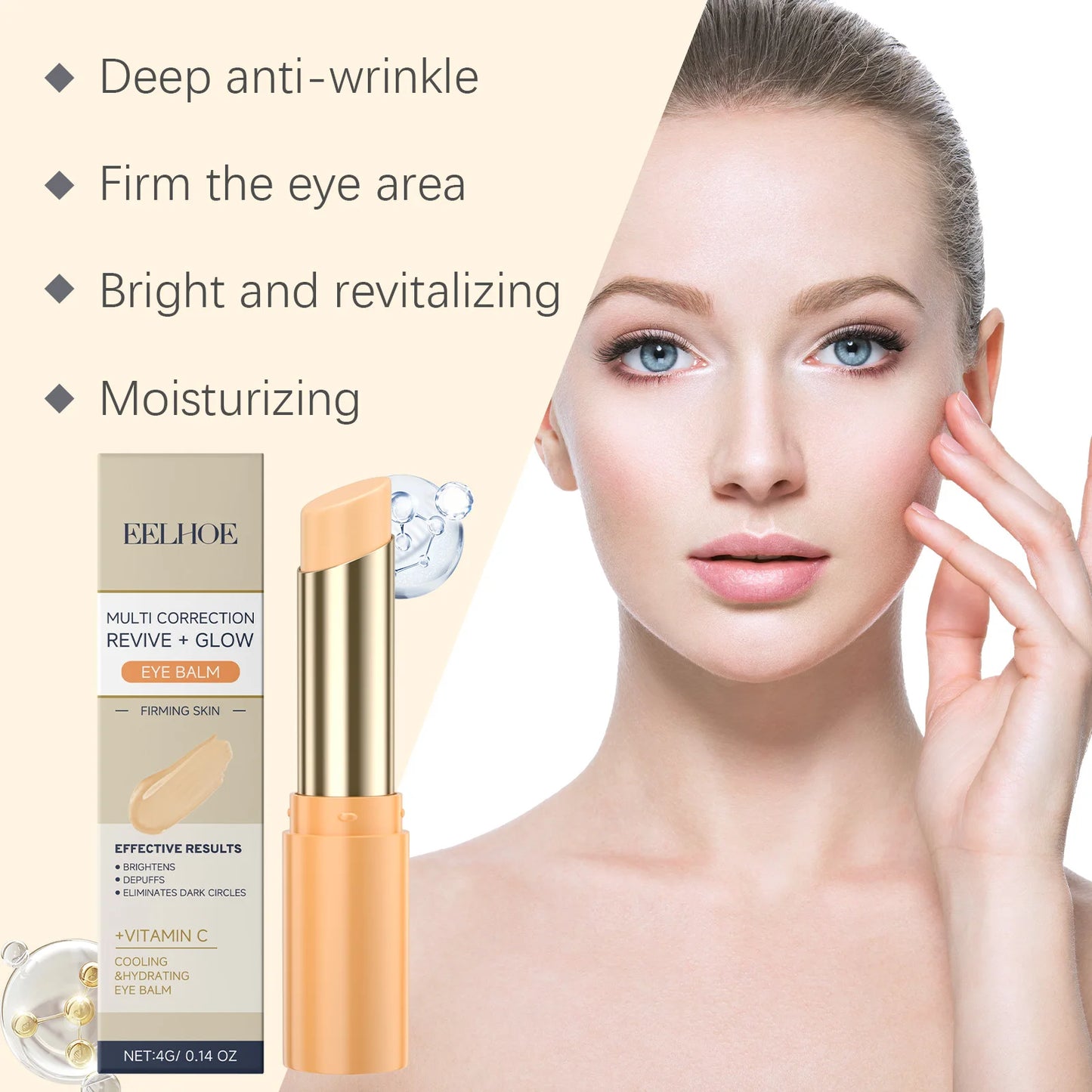 Eelhoe Vitamin C Eye Cream Stick | Dark Circles & Puffiness