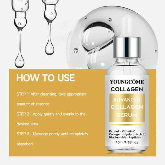 YOUNGCOME Collagen Hyaluronic Acid Face Serum – Firming Face Serum Oasis Select