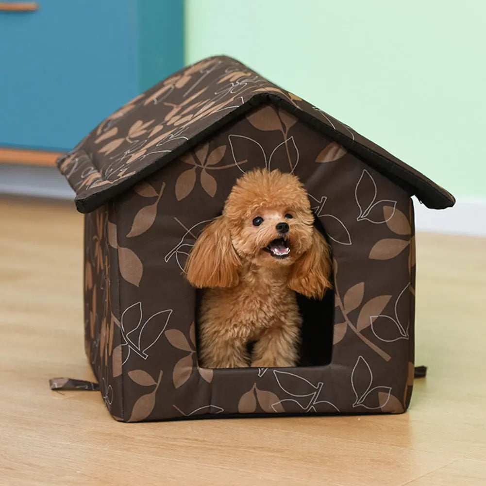 Waterproof Pet Bed House – Puppy Kennel & Kitten Cave Hut