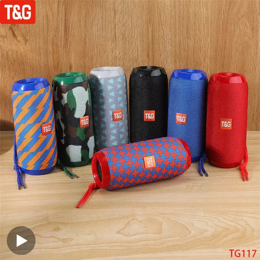 T&G Portable Bluetooth 5.3 Speaker | FM Radio, Bass, TWS Portable Bluetooth Speaker Oasis Select