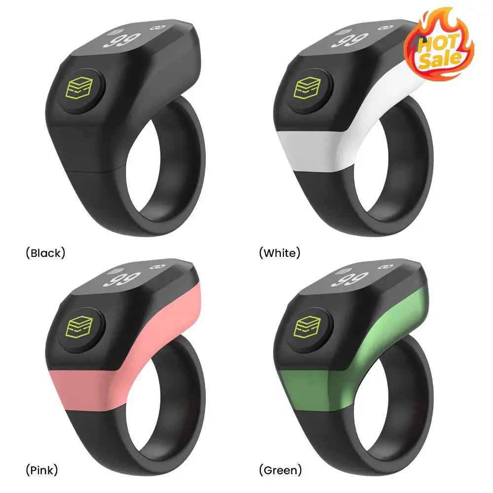 BT 5.4 Smart Ring Counter – OLED Display & Vibration Alerts