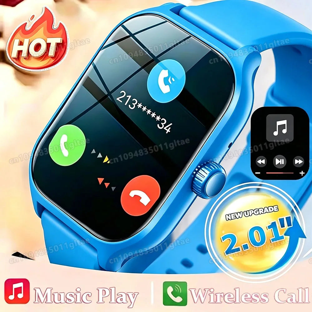 New Smart Watch Bluetooth Call Camera Control Multiple Sports Modes Watches Heart Rate Blood Oxygen Sleep Monitoring Smartwatch Peaceful Pleasures Health and Wellness
