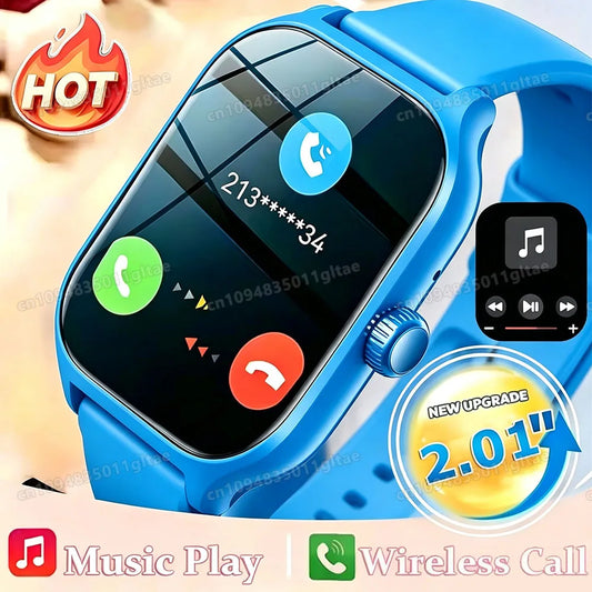 New Smart Watch Bluetooth Call Camera Control Multiple Sports Modes Watches Heart Rate Blood Oxygen Sleep Monitoring Smartwatch Peaceful Pleasures Health and Wellness