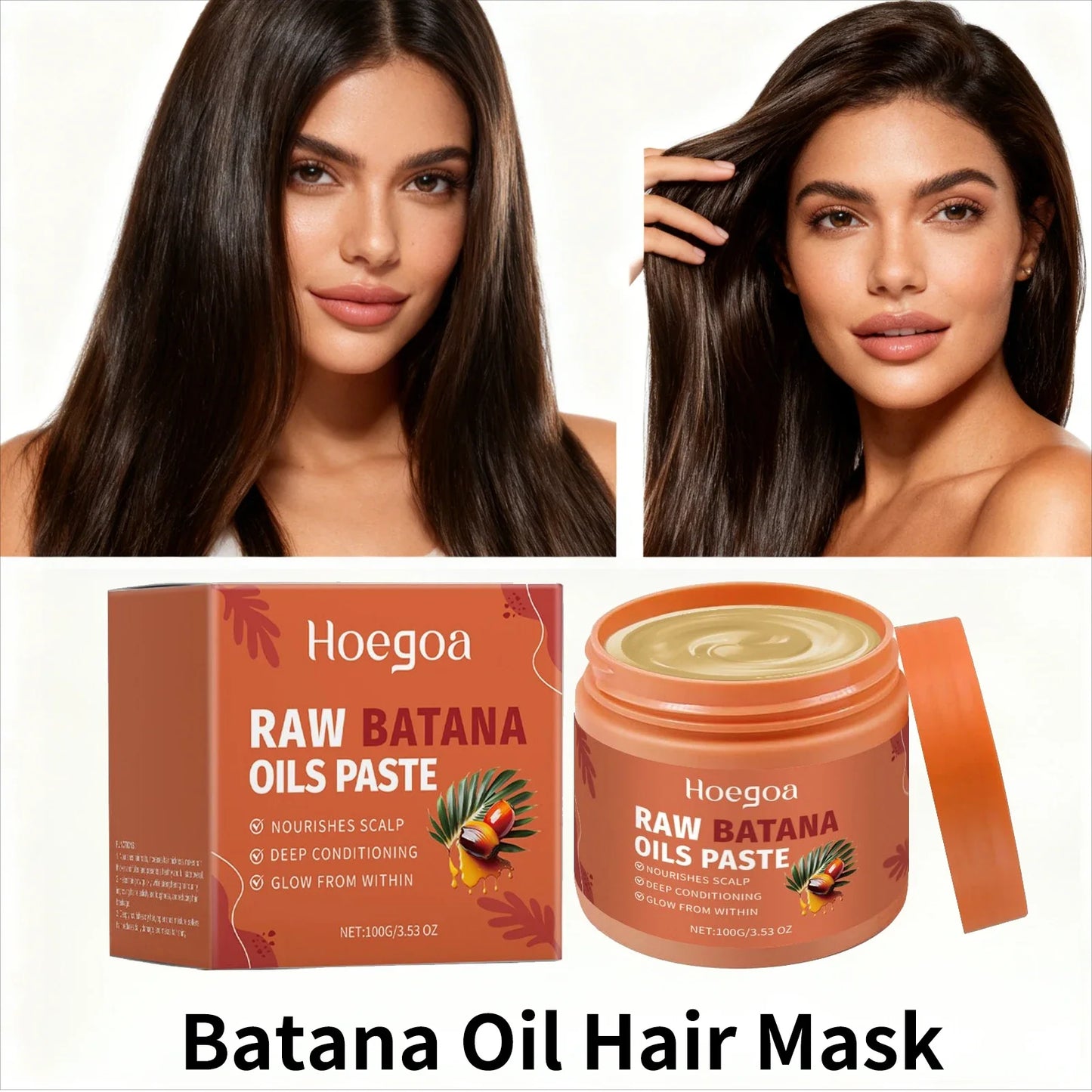 HOEGOA Batana Oil Hair Mask – Repair, Nourish & Smooth Hair