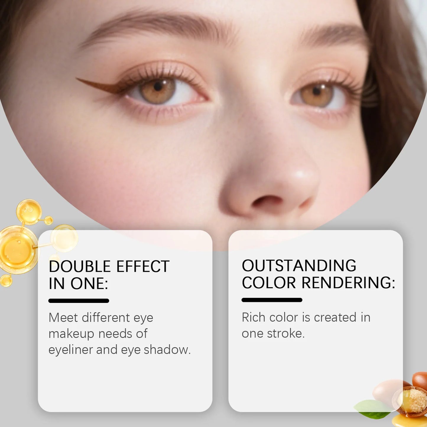 2-in-1 Eyeshadow & Liner Pen | Waterproof Long-Lasting 6 Colors