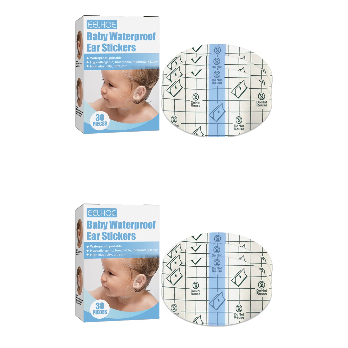 Baby Waterproof Ear Protection Stickers – Bath & Swim