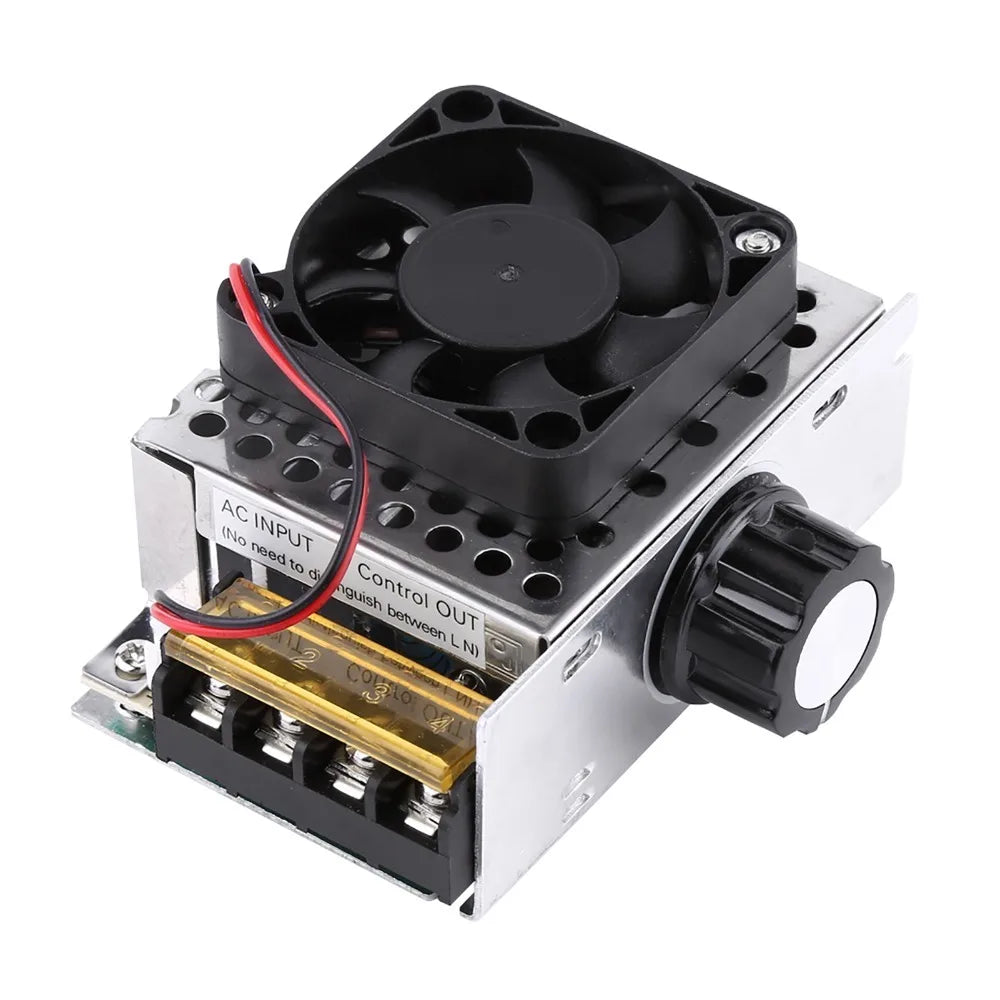 4000W SCR Voltage Regulator Cooling Fan | AC 110V-220V