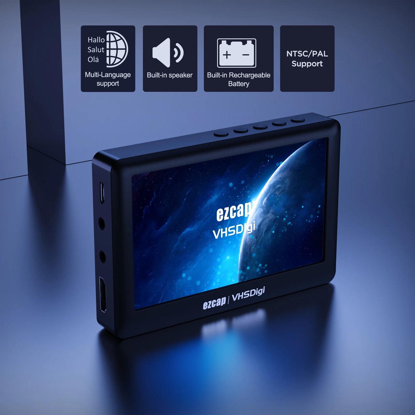 Audio Capture Box Analog Ezcap180 AV Recorder Video Digital Converter