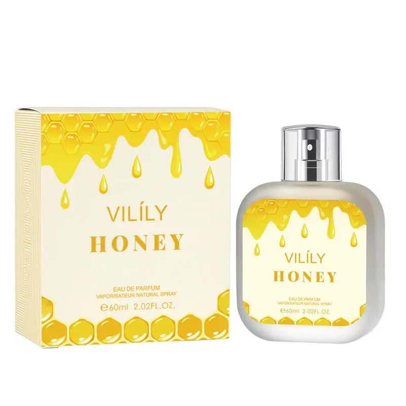 Vilily Fruity Woody Perfume 60ml Long Lasting Sweet Floral Scent Eau De Parfum Fragrance Elegant Women Daily Dating Body Spray Peaceful Pleasures Health and Wellness Style B Honey