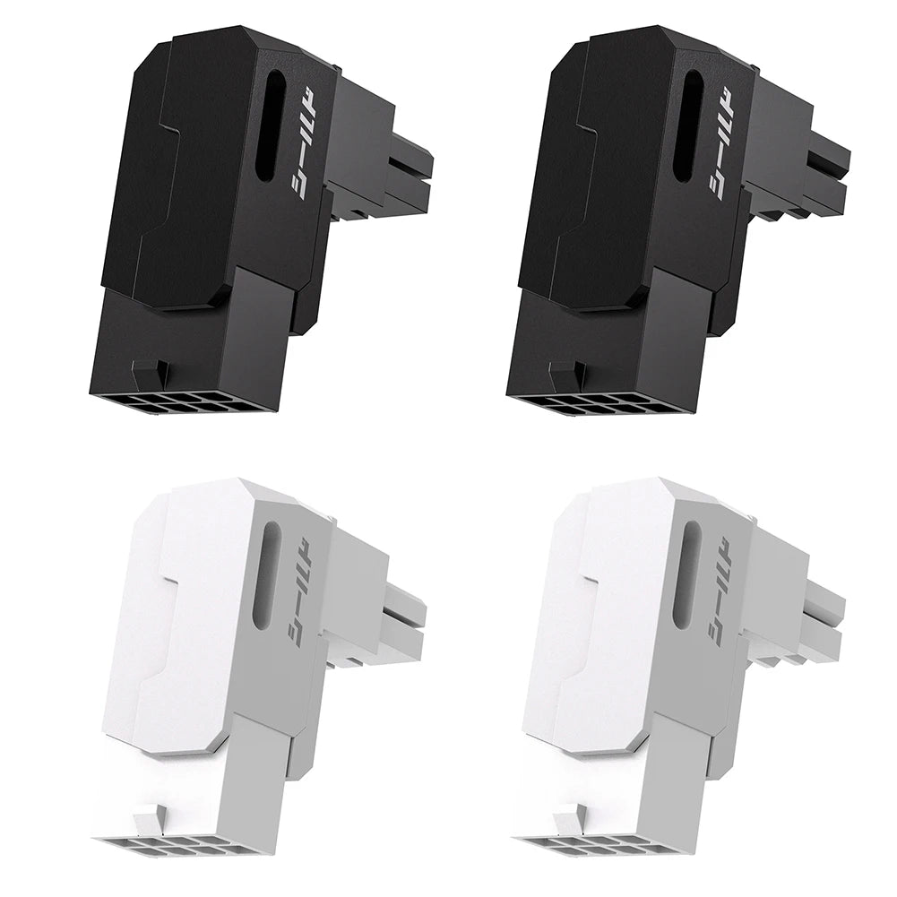 8-Pin PCIe GPU Power Adapters Head Power Steering Connector Power Right Angle Elbow Adapter for Desktop PC Graphics Card Peaceful Pleasures Health and Wellness