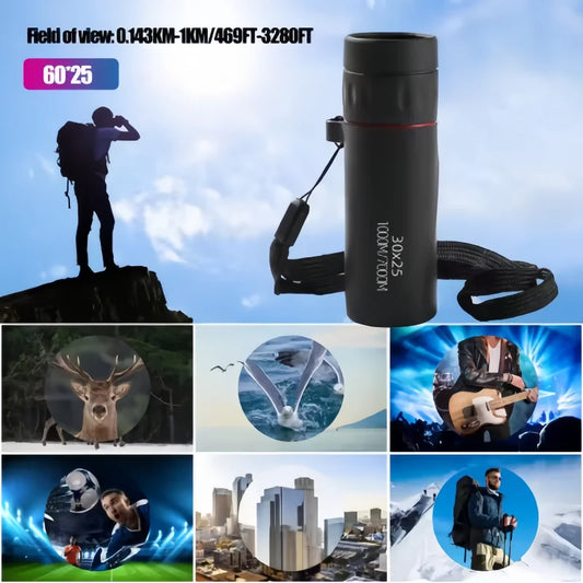 HD Mini Monocular Telescope with Phone Holder | Portable Monocular Telescope Peaceful Pleasures Health and Wellness
