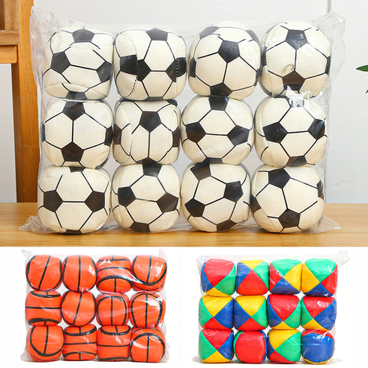 PU Leather Kids Bean Bags Set of 12 – Tossing & Throwing Game Kids Bean Bag Set Peaceful Pleasures Health and Wellness