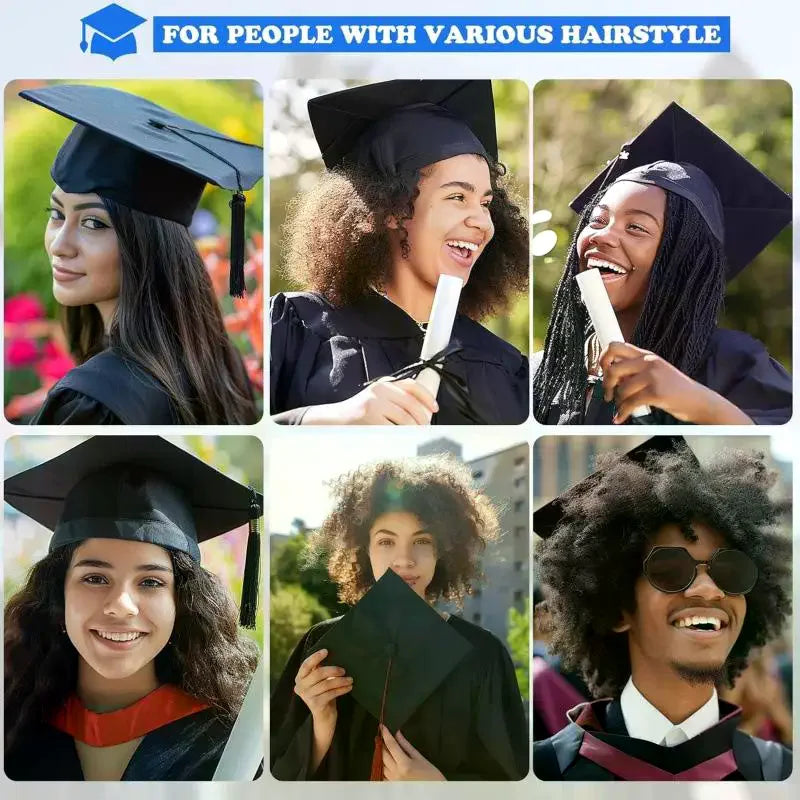 Graduation Cap Headband – Non-Slip Elastic Party Hair Accessory