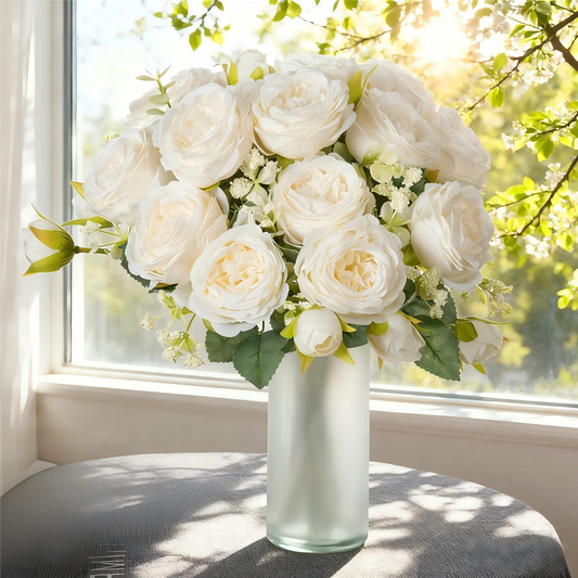 Silk Peony Artificial Flower | Wedding & Home Décor