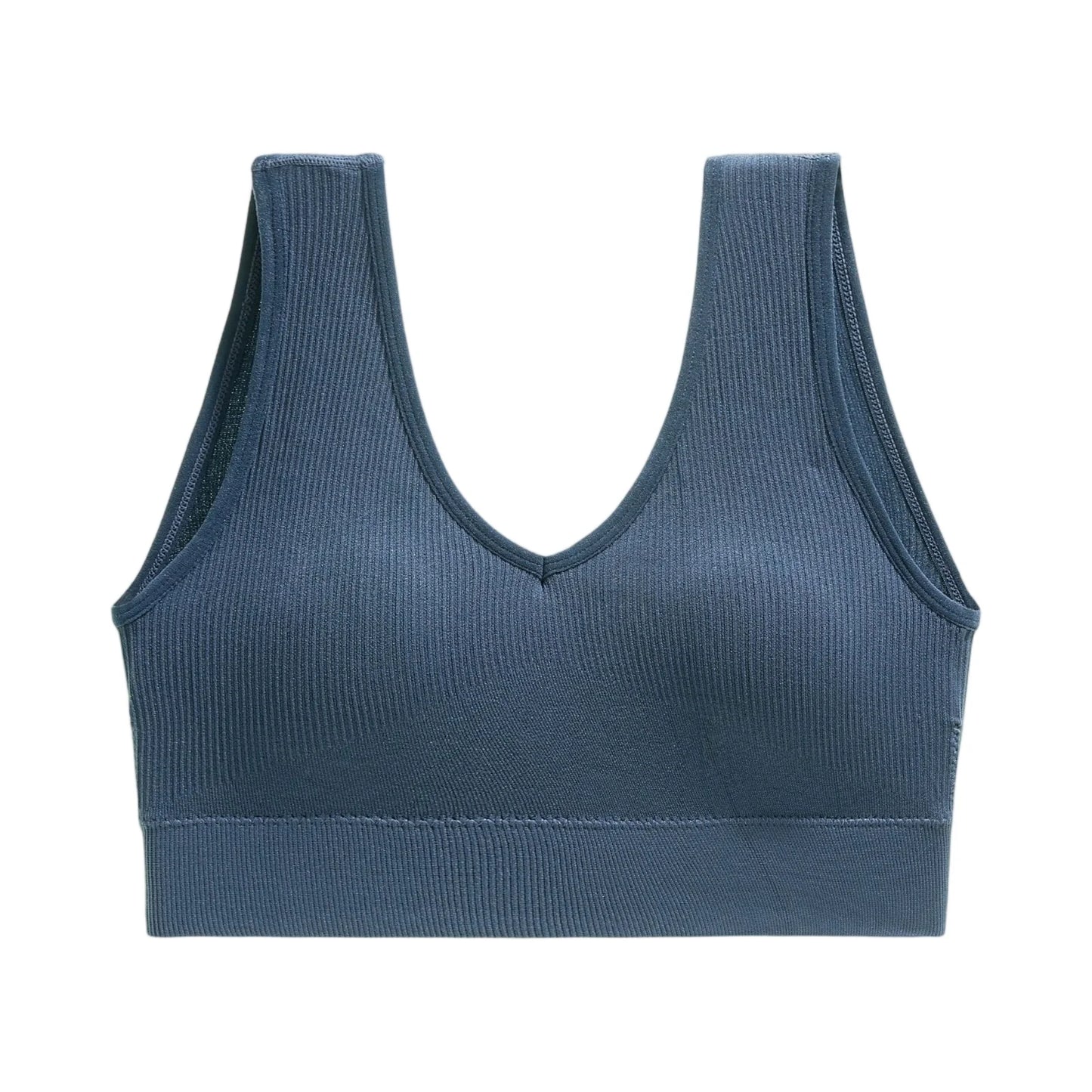 Women's Padded Y-Back Sports Bra – Yoga & Gym Workout Top