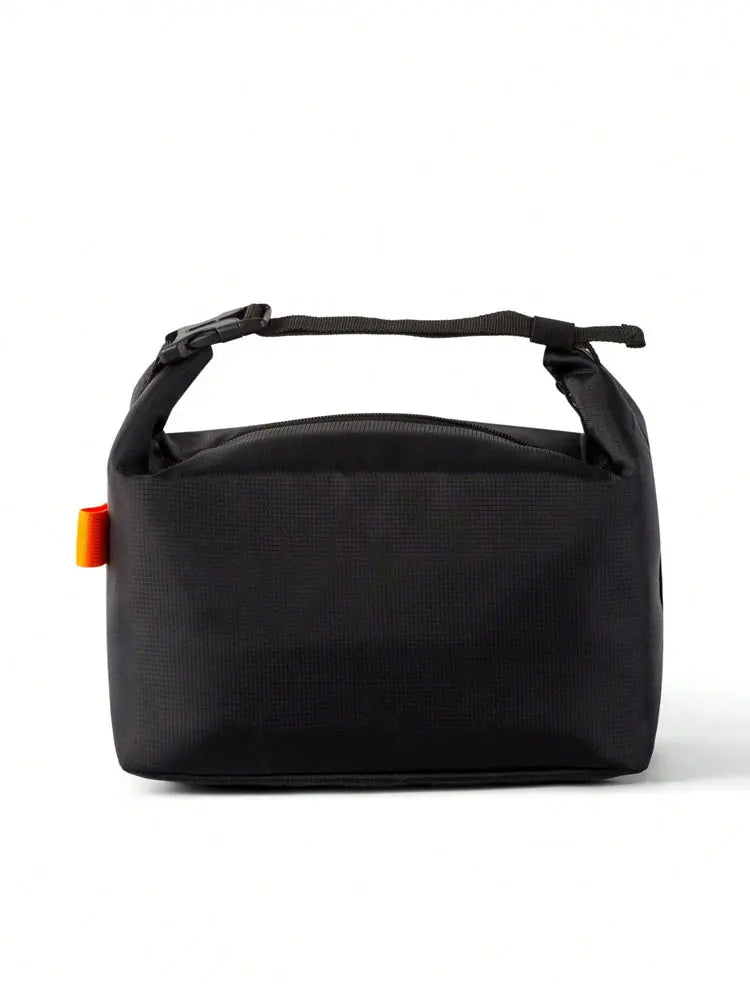 Insulated Lunch Bag – Leakproof, Reusable, High Capacity Insulated Lunch Bag Peaceful Pleasures Health and Wellness Black