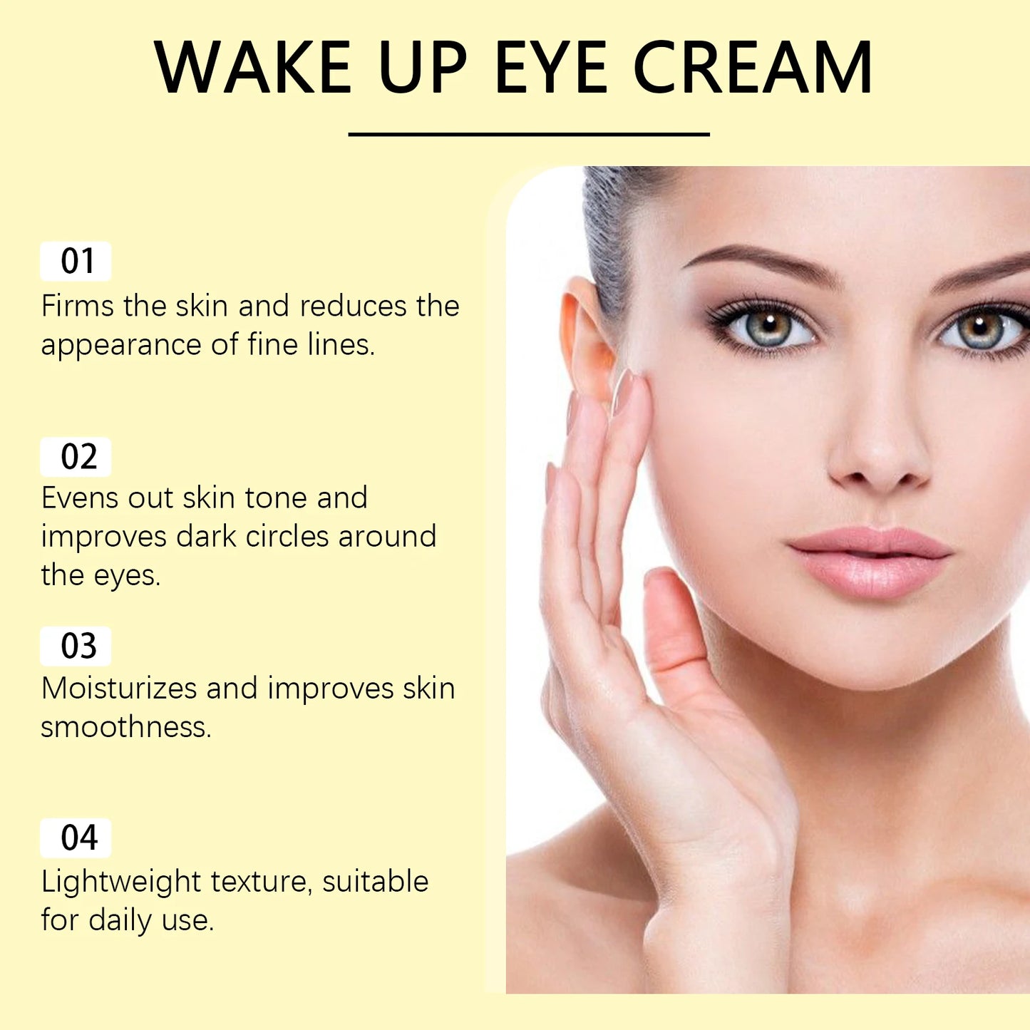 WIYUN Bee Venom Eye Cream – Dark Circles & Puffiness