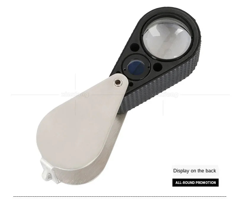 10x 25x Jewelry Loupe Magnifier LED Lighted Magnifying Glass with UV Light For Jewelry Diamonds Coins Stamps Rocks Peaceful Pleasures Health and Wellness