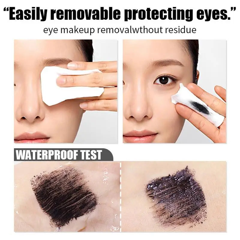 SADOER 5D Waterproof Mascara – Silk Fibre Lengthening Black