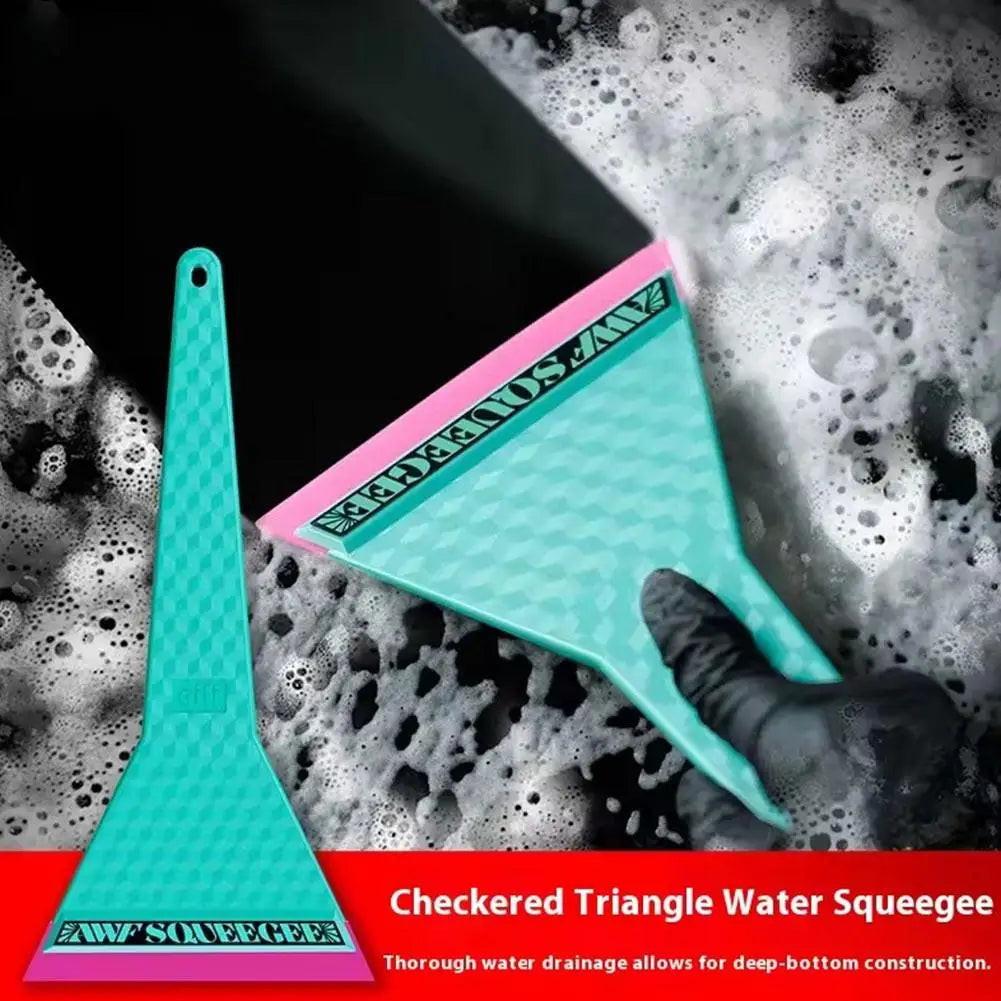 Long Handle Car Windshield Cleaning Squeegee Water Wiper Bulldozer Window Tint Rubber Scraper Glass Car Wash Accessories Peaceful Pleasures Health and Wellness