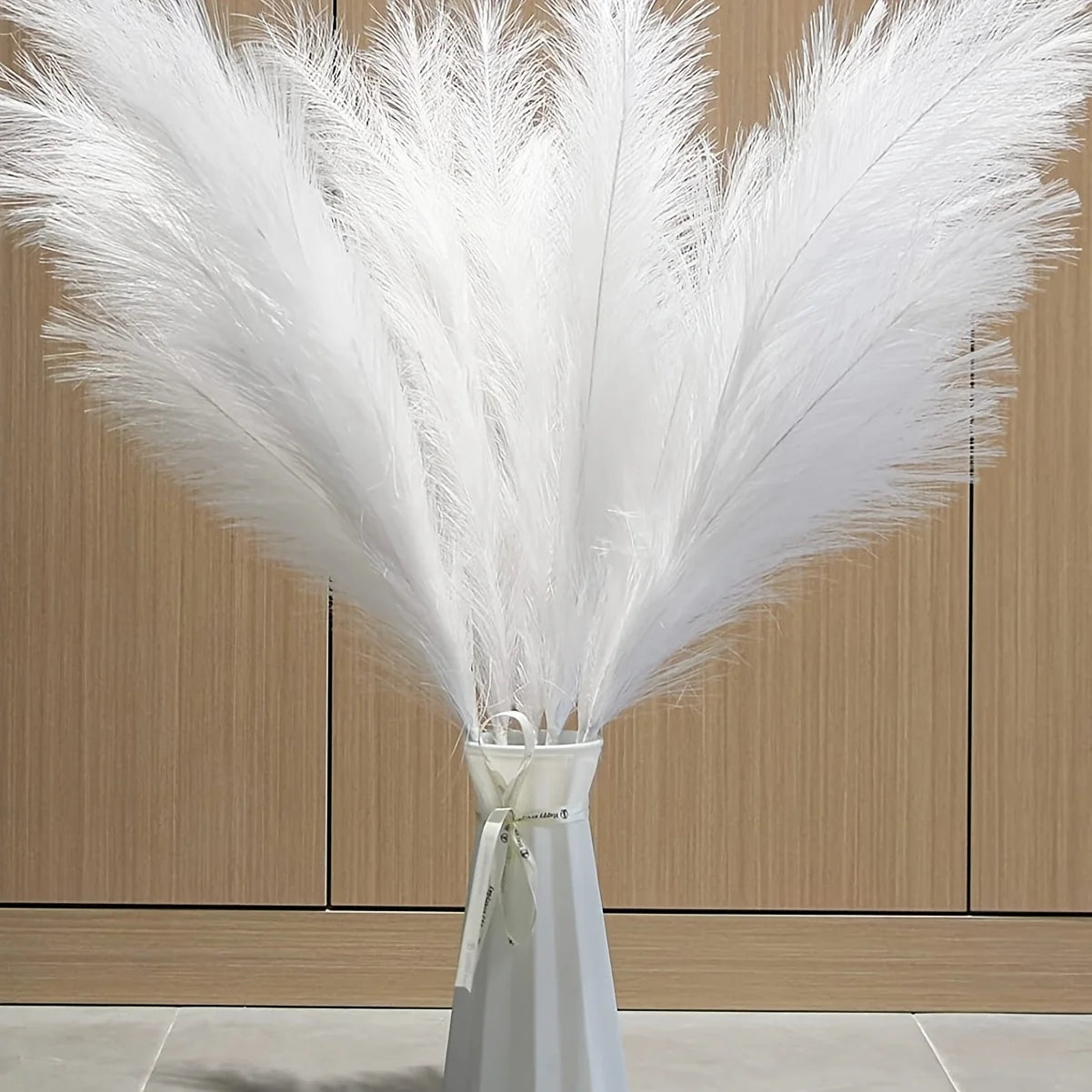 20Pcs Artificial Pampas Grass 21.6" | Fluffy Boho Home Decor