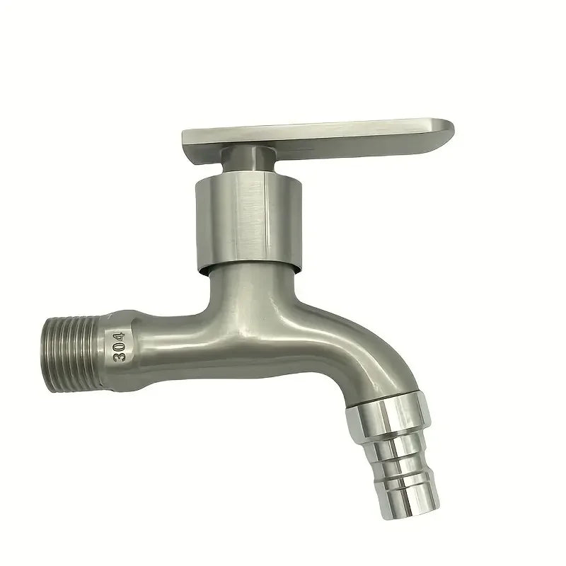 Stainless Steel Dual Outlet Faucet | Ceramic Valve Single Handle