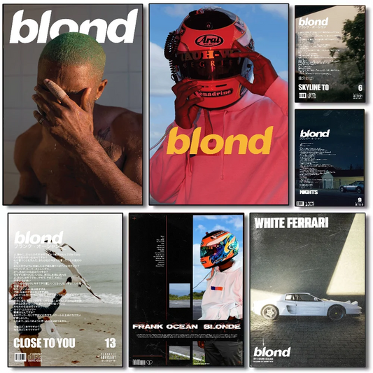 A-Frank_Ocean Poster HD art sticky wall waterproof home living room bedroom bar aesthetic decoration Peaceful Pleasures Health and Wellness