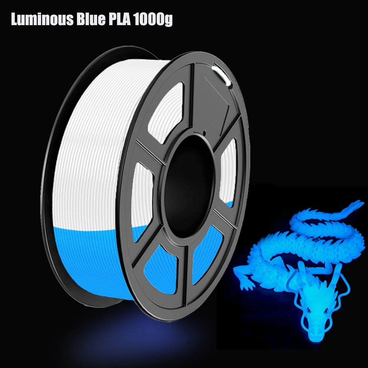 Glow in the Dark PLA Filament 1.75mm | ±0.02mm Accuracy