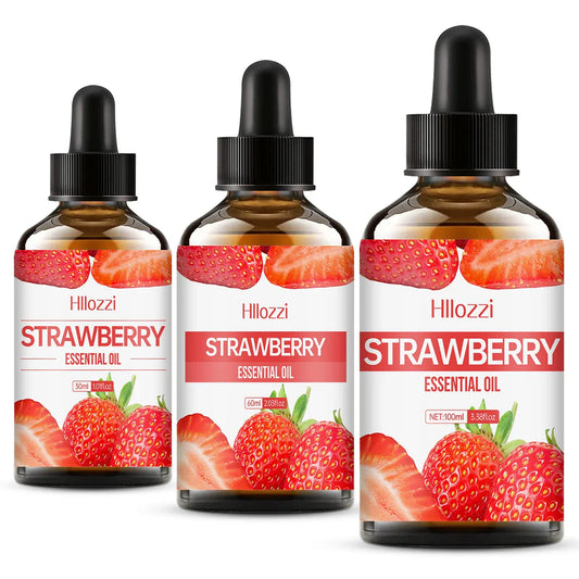 Strawberry Essential Oil for Diffuser & Humidifier – 30/60/100ml Aromatherapy Essential Oil Oasis Select