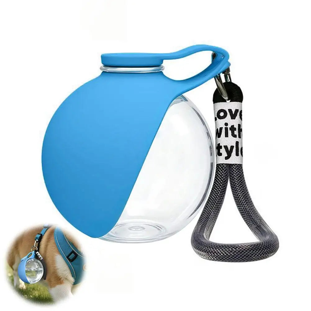Portable Dog Water Bottle 285ml | Foldable Bowl, Leak-Proof